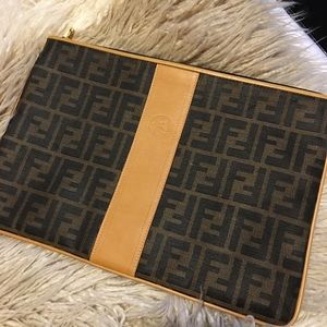 Vintage Fendi Envelope Clutch